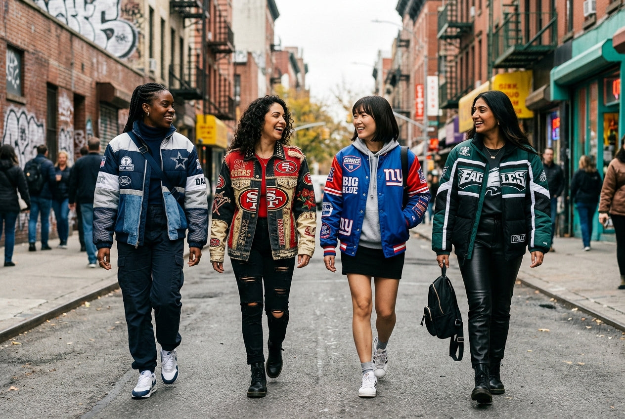 Custom Sports Jackets for Women: Puffers, Denim & Bombers Reworked