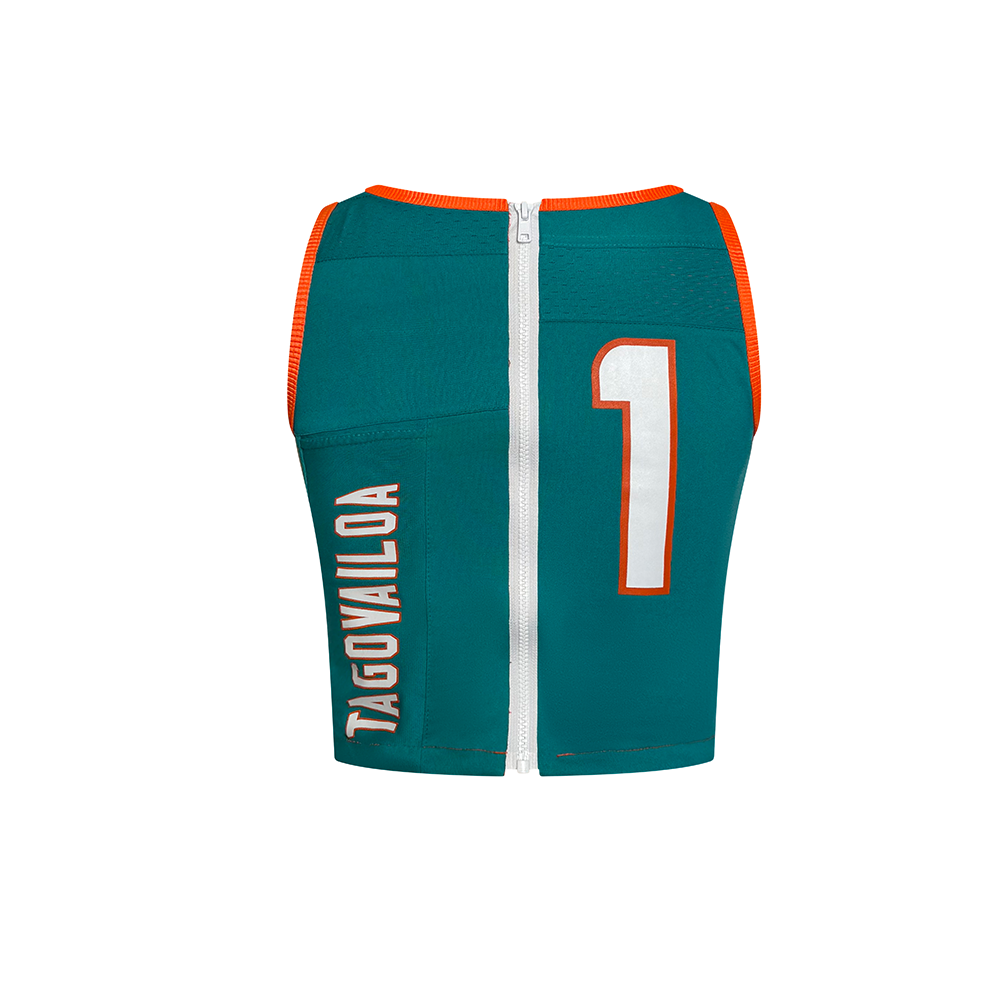 Miami Dolphins Cropped Tank