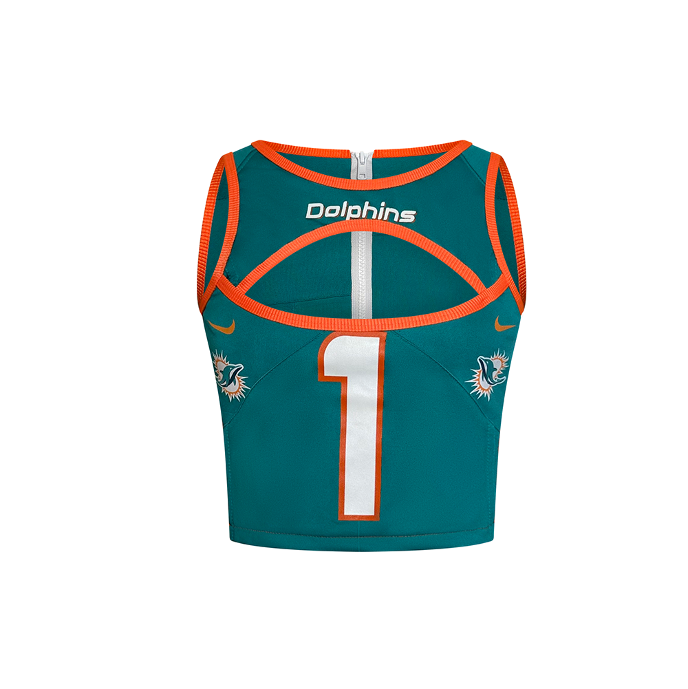 Miami Dolphins Cropped Tank
