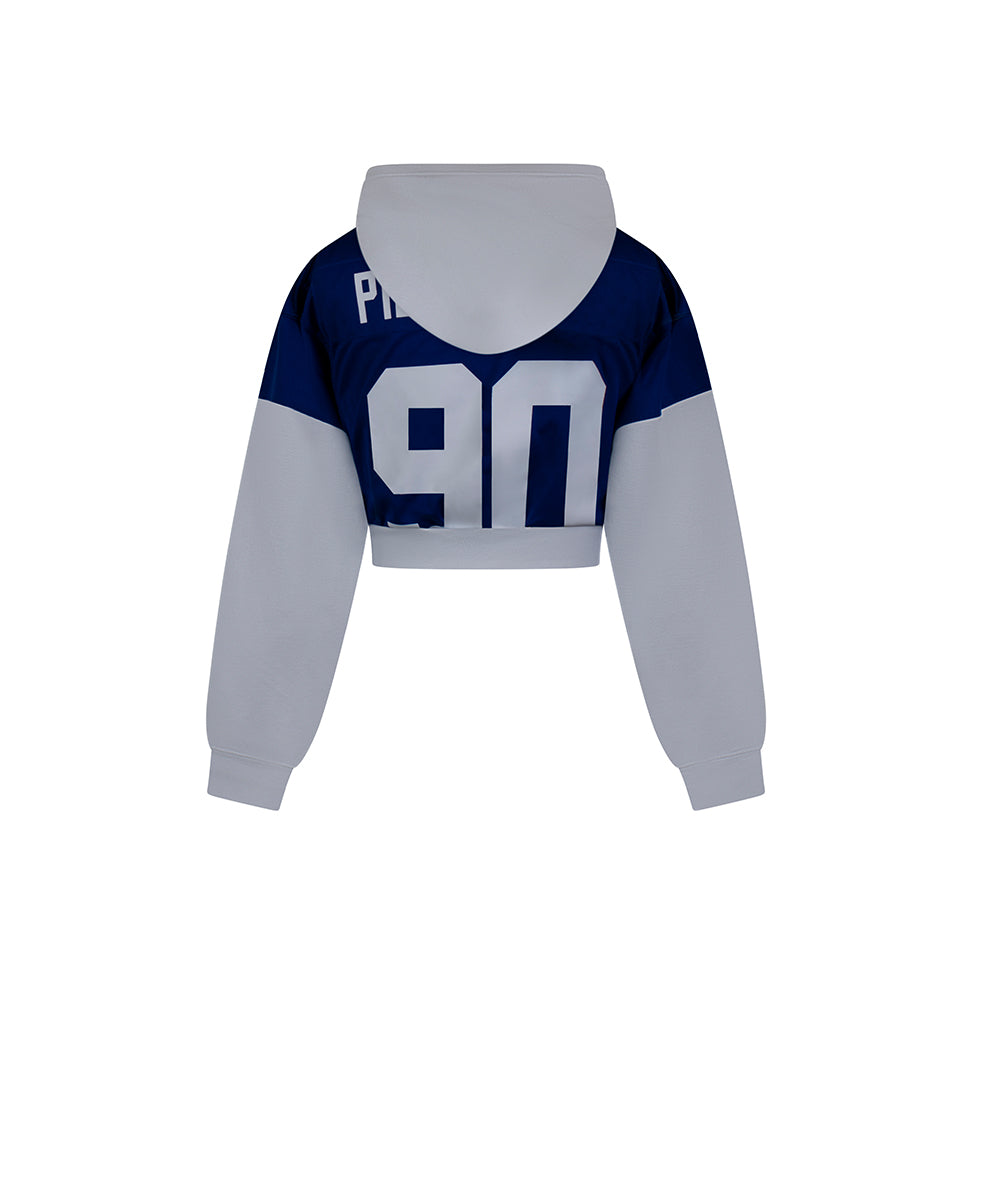 Custom Dallas Cowboys zip up hoodie, customizable for fans of the Steelers or Eagles as well. | Custom zip up hoodie with bold design, customizable for any team, league, or player.