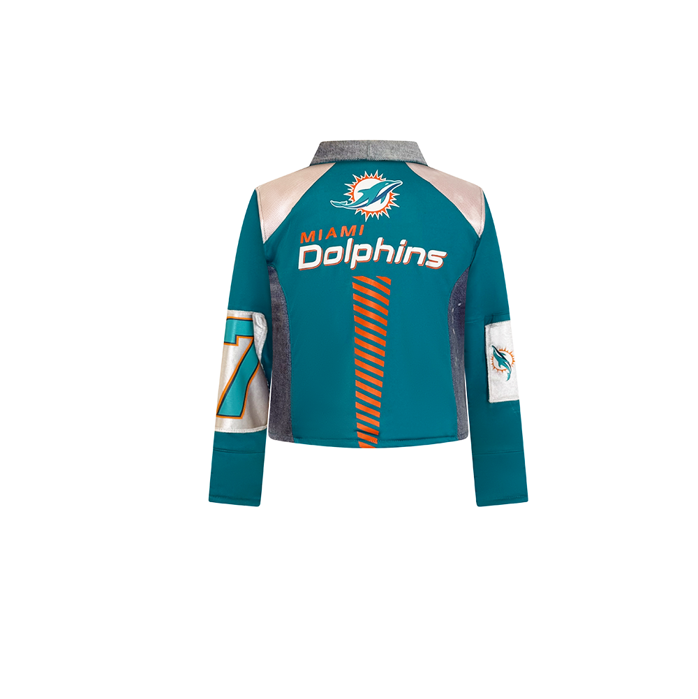 Miami Dolphins Jean Jacket