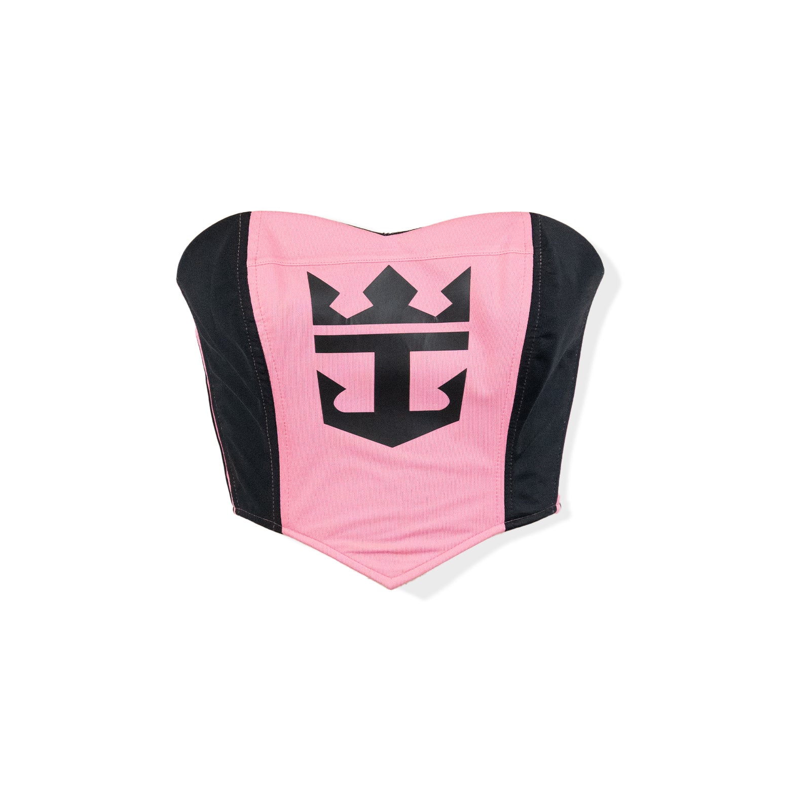 Inter Miami CF Pink & Black Heart-Shaped Corset Top