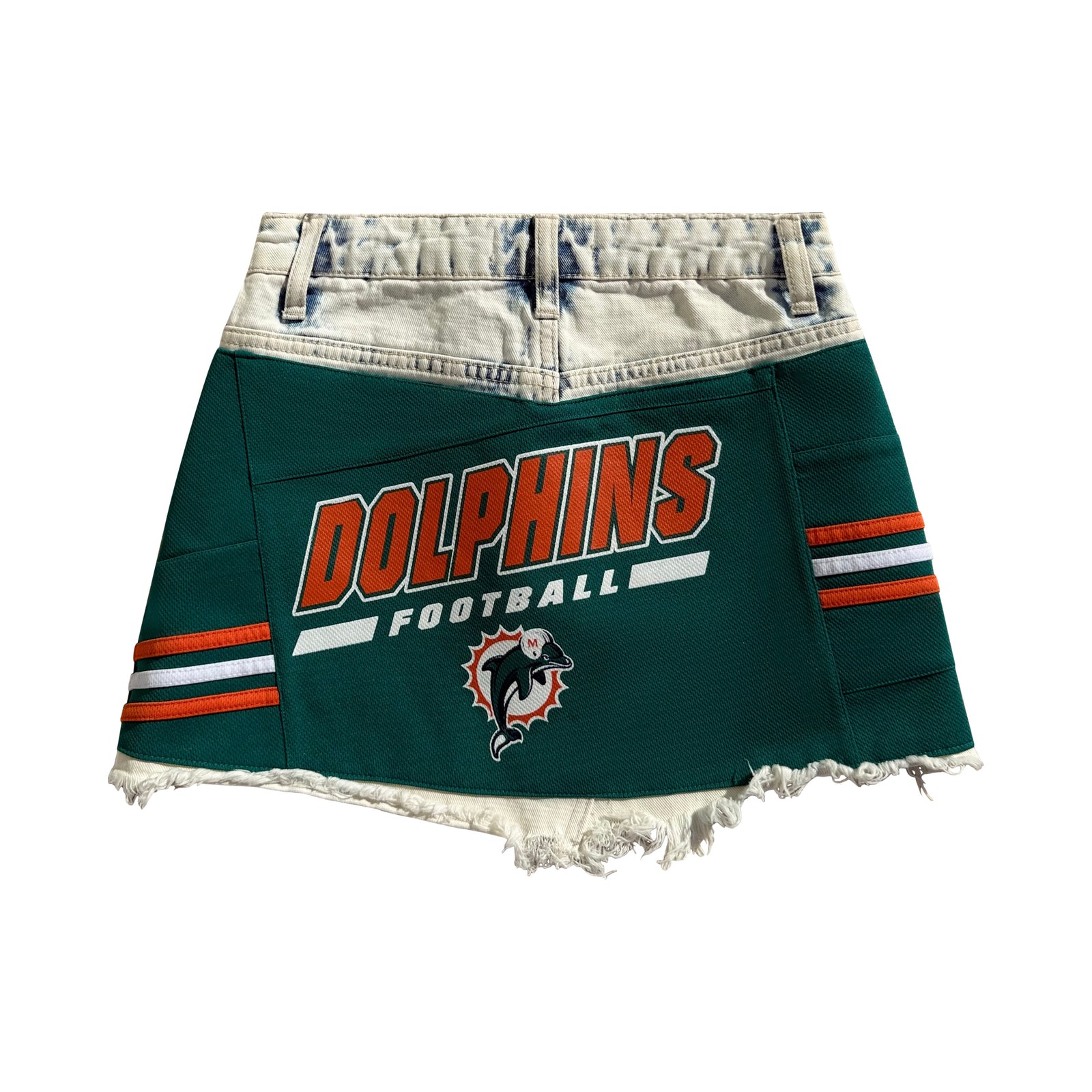 Miami Dolphins Jean Skirt
