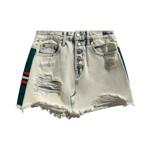 Miami Dolphins Jean Skirt