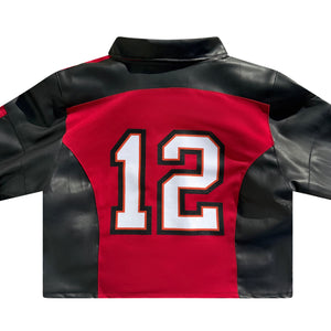 Tampa Buccaneers Faux Leather Jacket
