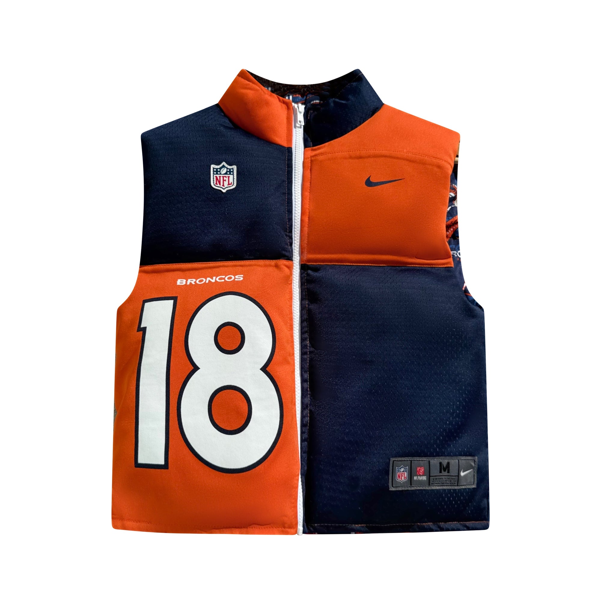 Denver Broncos Puffer Vest