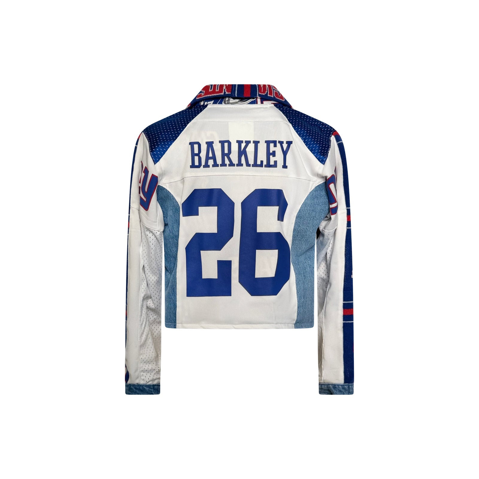 New York Giants Saquon Barkley #26 Limited Edition Patchwork Varsity Jacket