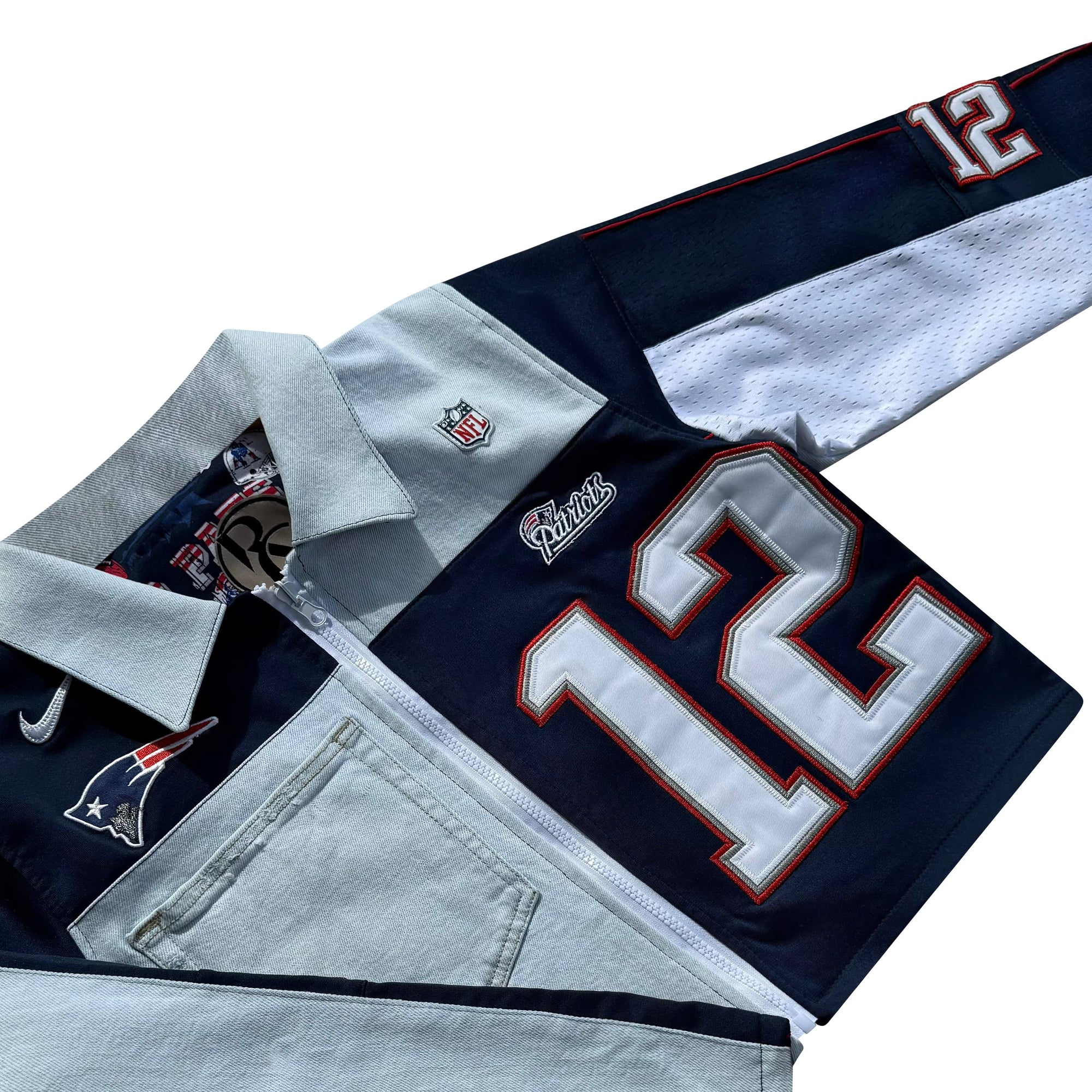 New England Patriots Jean Jacket