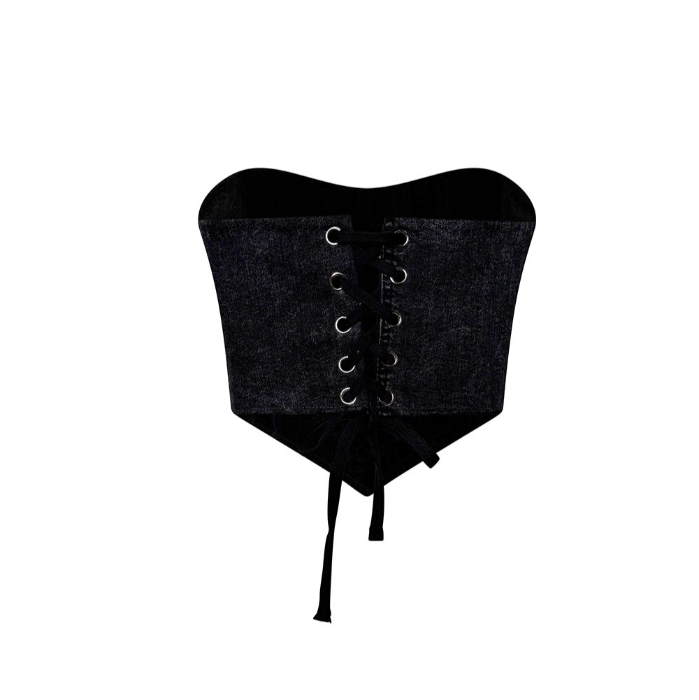 Dawkins #73 Buffalo Graphic Reworked Corset Top