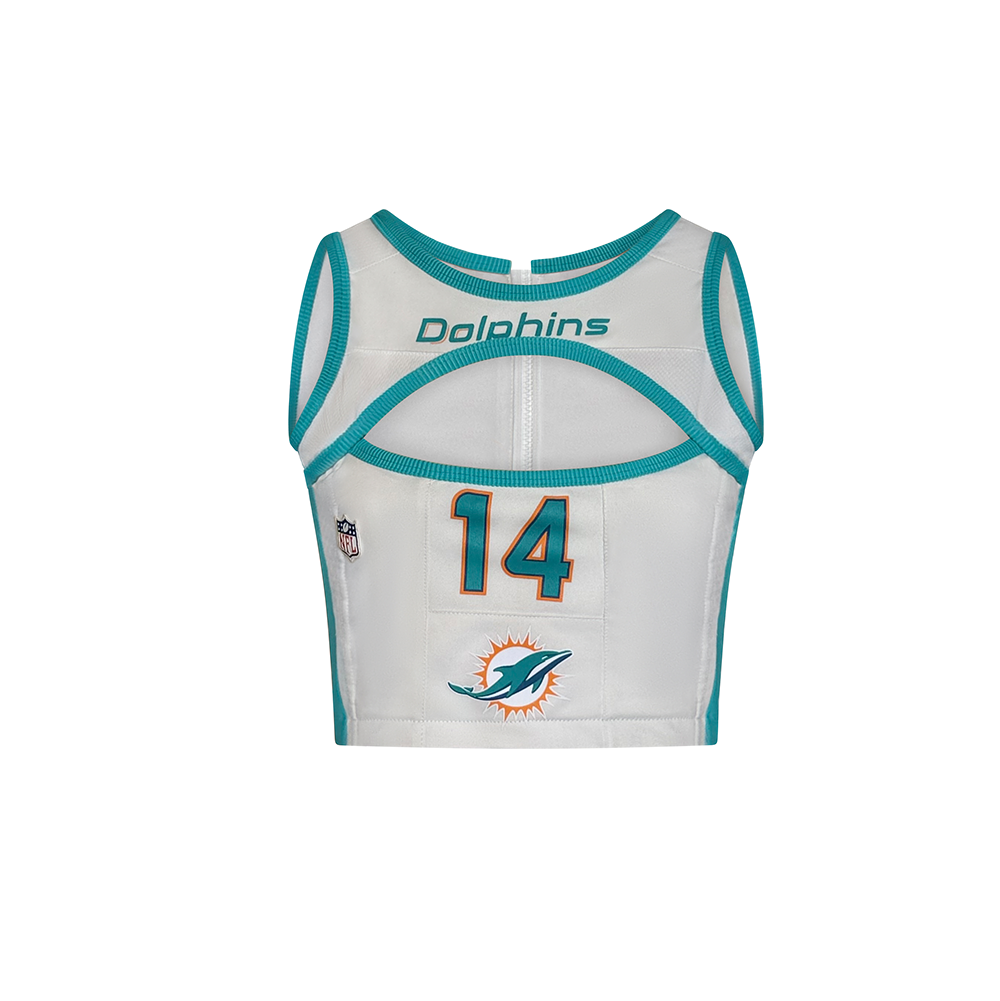 Miami Dolphins Cropped Tank