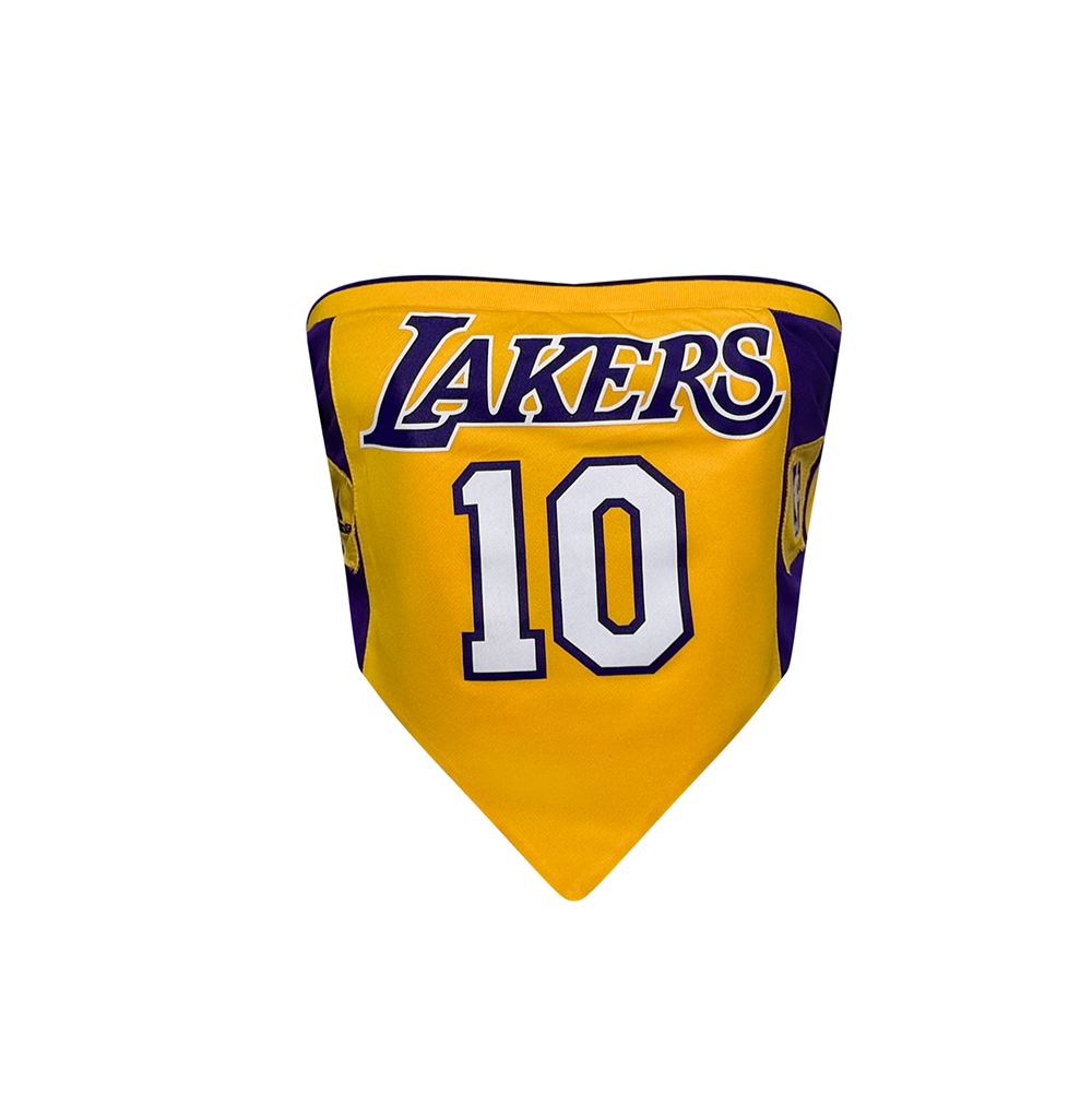 One-of-a-Kind LA Lakers V-Shaped Crop