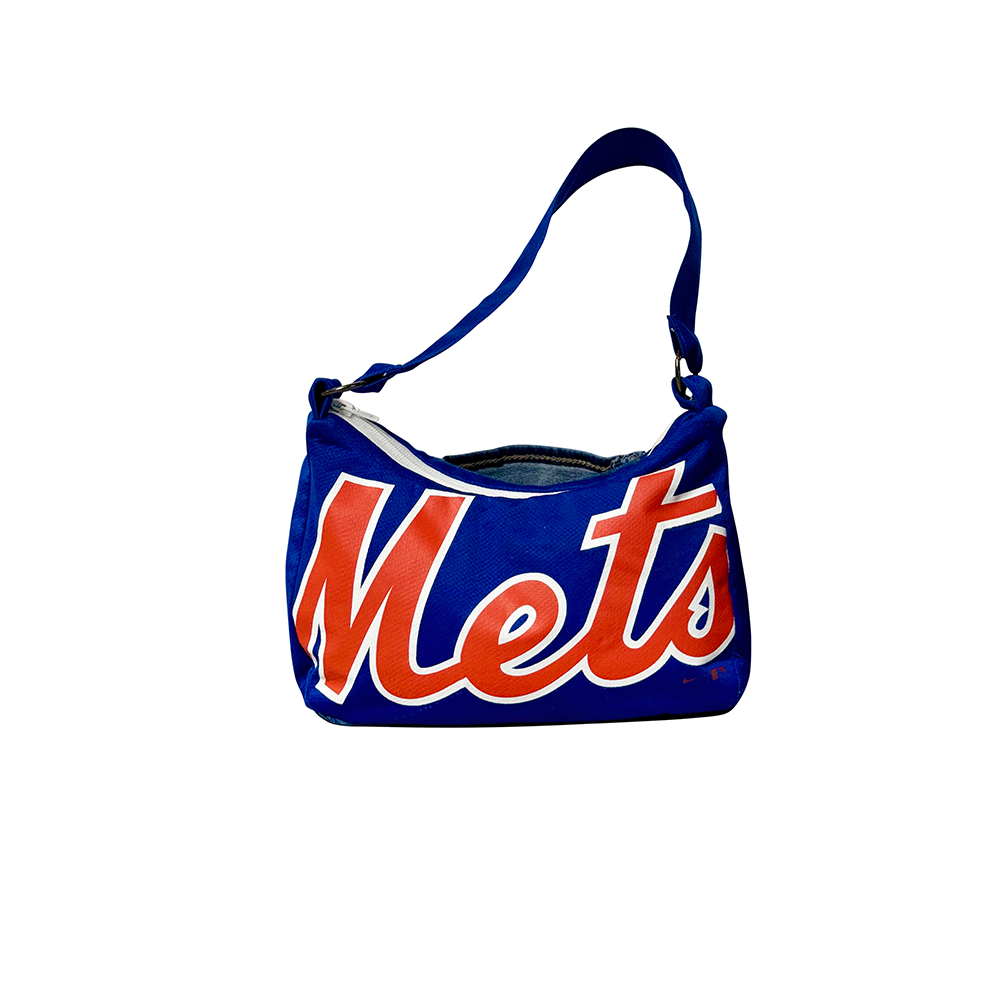 New York Mets Jersey & Denim Two-Sided Shoulder Bag