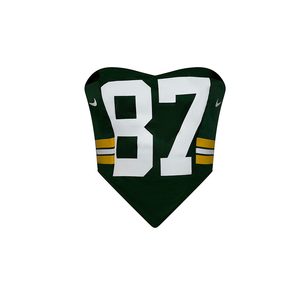 Green Bay Packers #87 Sweetheart Bandeau Top