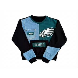 Philadelphia Eagles Saquon Barkley #26 Upcycled Jacket