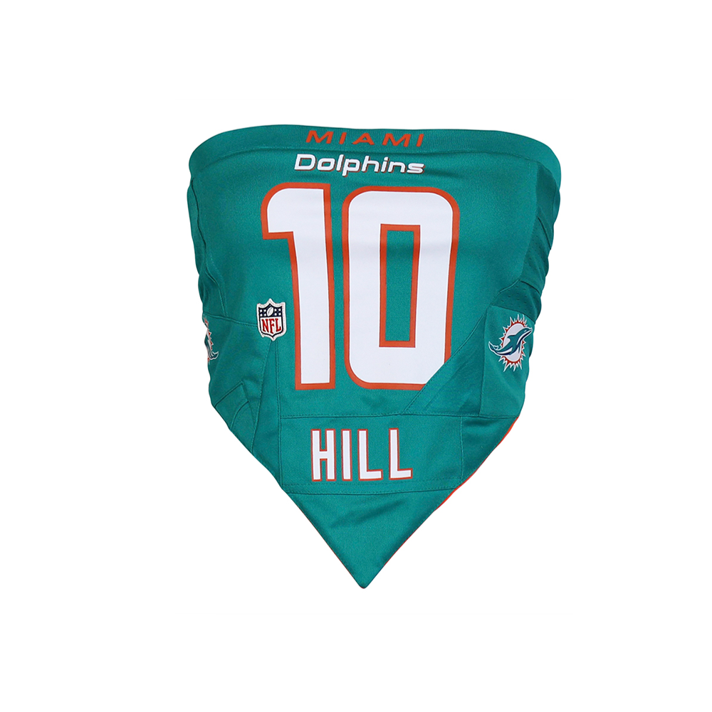 Custom Miami Dolphins V-shaped crop top for women | Custom V-shaped crop top with a bold design, customizable for any team, league, or player.