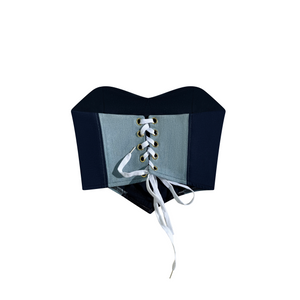 New York Yankees Classic Logo Upcycled Corset Top